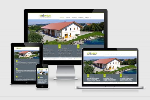 Webdesign Mühldorf, Utzinger Holzbau