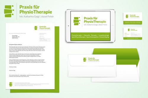 Coporate Design, Grafikdesign, Physio