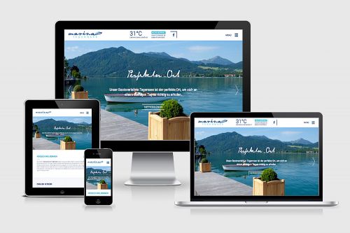 Webdesign Tegernsee, Marina Bootsverleih